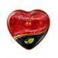 Mini bougie de massage naturelle boîte coeur 35ml - CC826060 Mini bougie de massage naturelle boîte coeur 35ml - CC826060