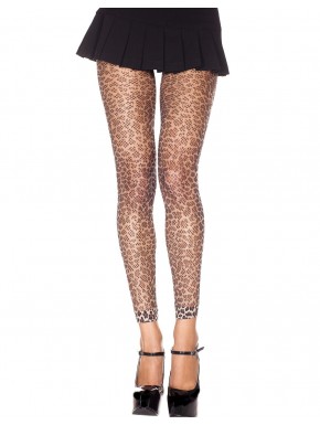 Grossiste dropshipping Legging fine résille léopard