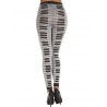 Grossiste dropshipping Leggings gris fashion imprimé touches de piano