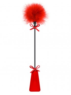 Fournisseur dropshipping Cravache rouge bdsm avec plumeau