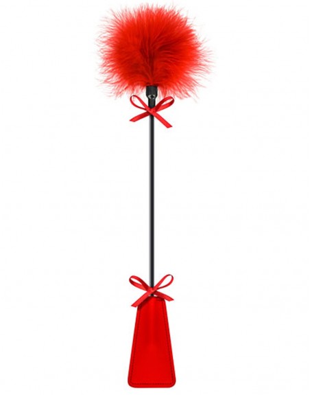Fournisseur dropshipping Cravache rouge bdsm avec plumeau