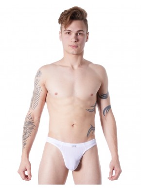 Grossiste lingerie homme String blanc confortable élégant