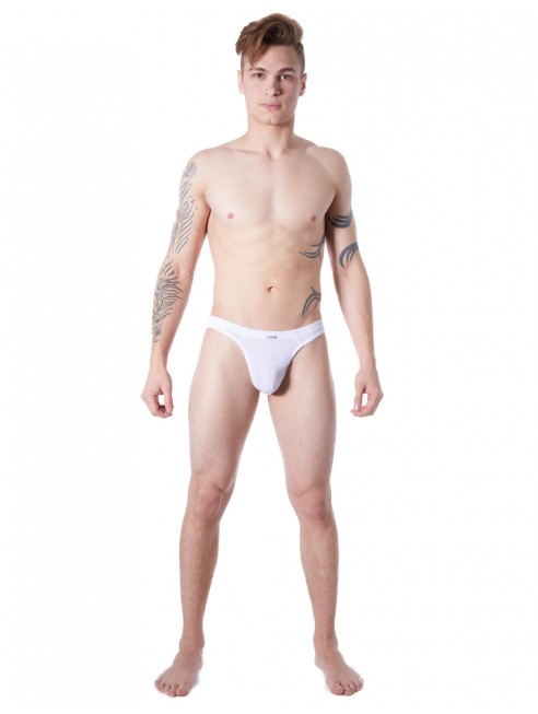 Grossiste lingerie homme String blanc confortable élégant