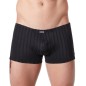 Boxer noir fines rayures discrètes - LM802-67BLK Boxer noir fines rayures discrètes - LM802-67BLK