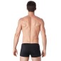 Boxer noir fines rayures discrètes - LM802-67BLK Boxer noir fines rayures discrètes - LM802-67BLK