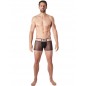 Boxer noir suspendu fine maille transparente et ornements - LM804-67BLK Boxer noir suspendu fine maille transparente et ornements - LM804-67BLK