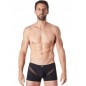 Boxer noir sexy avec fine résille en V - LM805-67BLK Boxer noir sexy avec fine résille en V - LM805-67BLK
