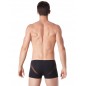 Boxer noir sexy avec fine résille en V - LM805-67BLK Boxer noir sexy avec fine résille en V - LM805-67BLK