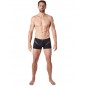 Boxer noir sexy avec fine résille en V - LM805-67BLK Boxer noir sexy avec fine résille en V - LM805-67BLK