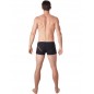 Boxer noir sexy avec fine résille en V - LM805-67BLK Boxer noir sexy avec fine résille en V - LM805-67BLK