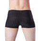 Boxer noir glamour avec fines rayures - LM806-67BLK Boxer noir glamour avec fines rayures - LM806-67BLK