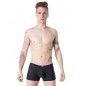 Boxer noir glamour avec fines rayures - LM806-67BLK Boxer noir glamour avec fines rayures - LM806-67BLK