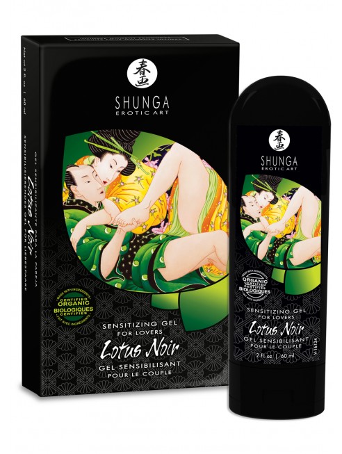 Grossiste dropshipping Shunga Gel sensibilisant de couple Lotus Noir 60ml