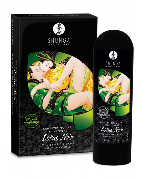 Grossiste dropshipping Shunga Gel sensibilisant de couple Lotus Noir 60ml