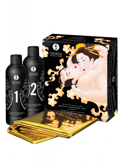 Grossiste dropshipping Shunga Gelée de massage oriental melon mangue