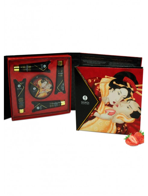 Grossiste dropshipping Shunga Coffret de Geisha vin pétillant à la fraise