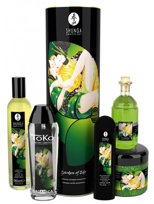 Grossiste Shunga dropshipping Coffret bio plaisir massage lubrifiant sels de mer