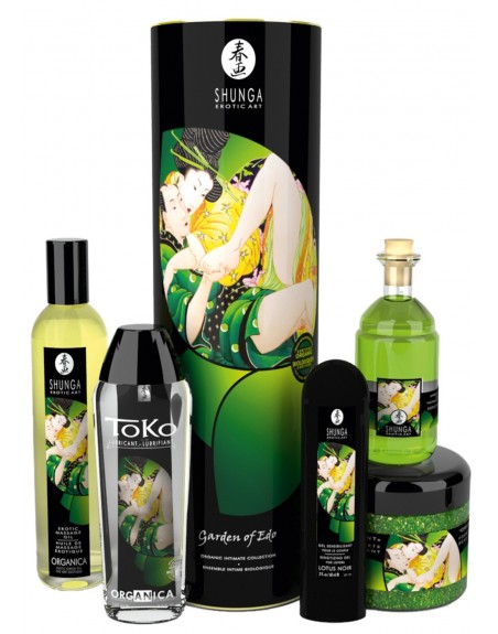 Grossiste Shunga dropshipping Coffret bio plaisir massage lubrifiant sels de mer