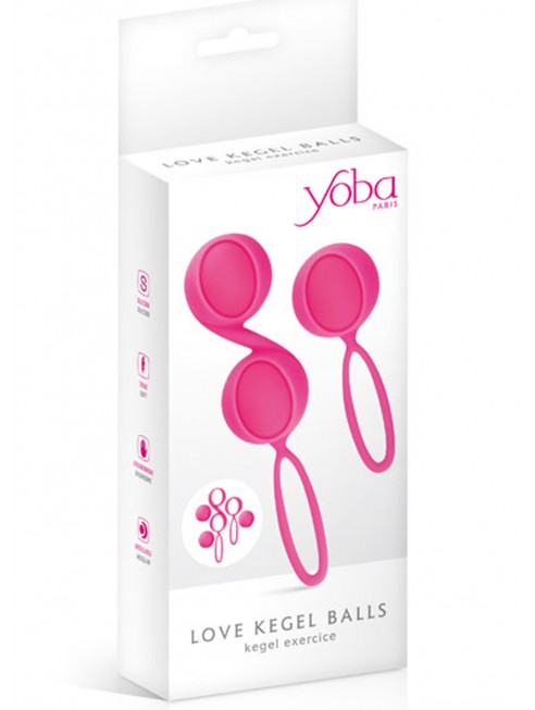 Fournisseur dropshipping Yoba Set de boules de Geisha roses à billes amovibles