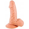 Grossiste dropshipping Gode réaliste avec testicules et ventouse 13cm