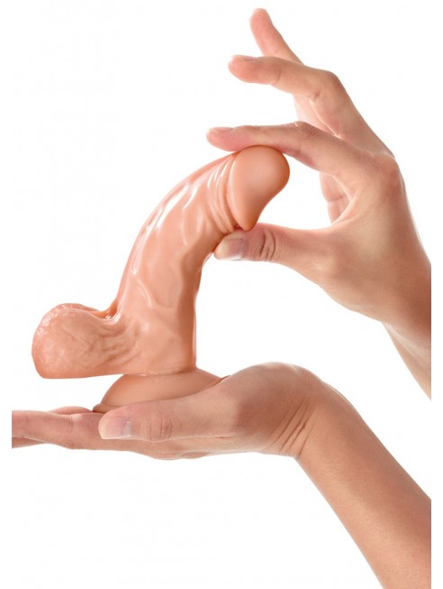 Grossiste dropshipping Gode réaliste avec testicules et ventouse 13cm