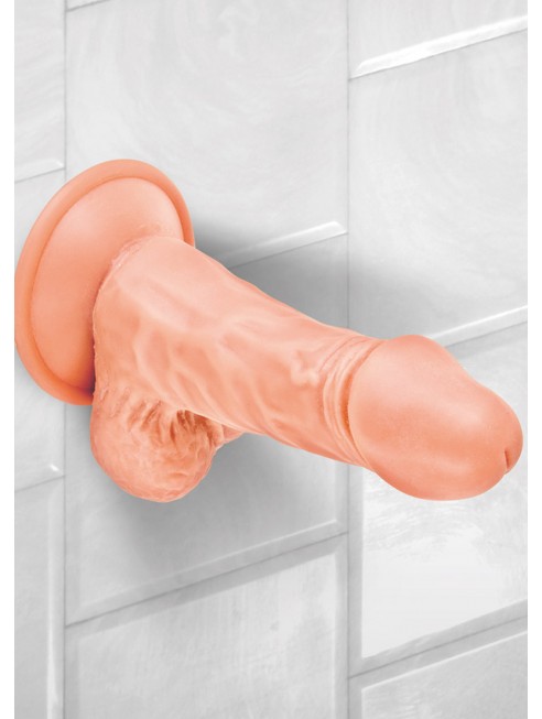 Grossiste dropshipping Gode réaliste avec testicules et ventouse 13cm
