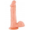 Grossiste dropshipping sextoy Gode réaliste grande longueur veiné avec testicules et ventouse 23cm