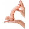 Grossiste dropshipping sextoy Gode réaliste grande longueur veiné avec testicules et ventouse 23cm