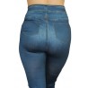 Grossiste mode féminine Legging bleu style jean neuf