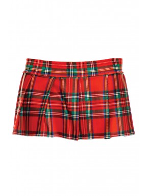 grossiste Mini jupe plissée, motif écossais