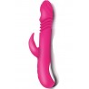 grossiste sextoys Vibromasseur rabbit va-et-vient chauffant 7 programmes USB