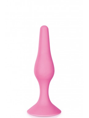 Grossiste sextoys Plug anal ventouse rose taille S