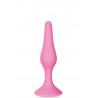 Grossiste sextoys Plug anal ventouse rose taille S