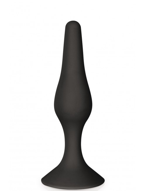 Grossiste sextoys Plug anal ventouse noir taille M