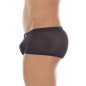 Mini Pant noir avec double zip Wiz - LM16-68BLK Mini Pant noir avec double zip Wiz - LM16-68BLK