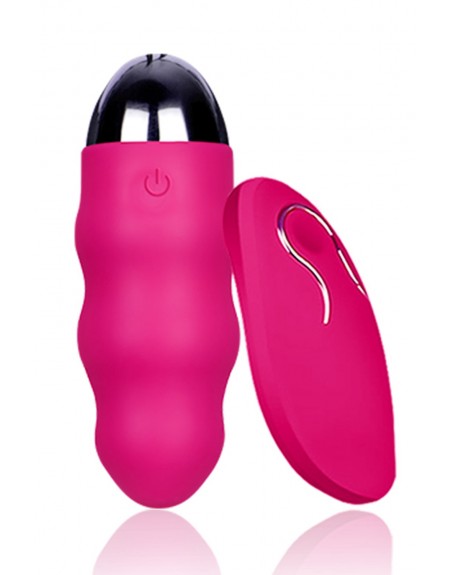 Grossiste sextoys Oeuf vibrant ondulé 10 vitesses USB