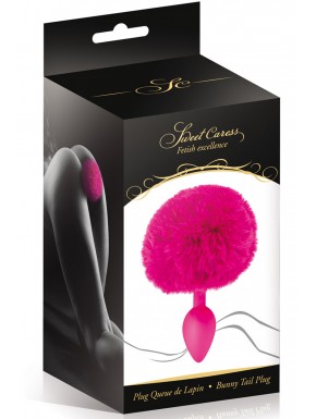 Plug anal pompon fuschia - CC5700910204