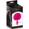 Grossiste sextoys Plug anal pompon fuschia