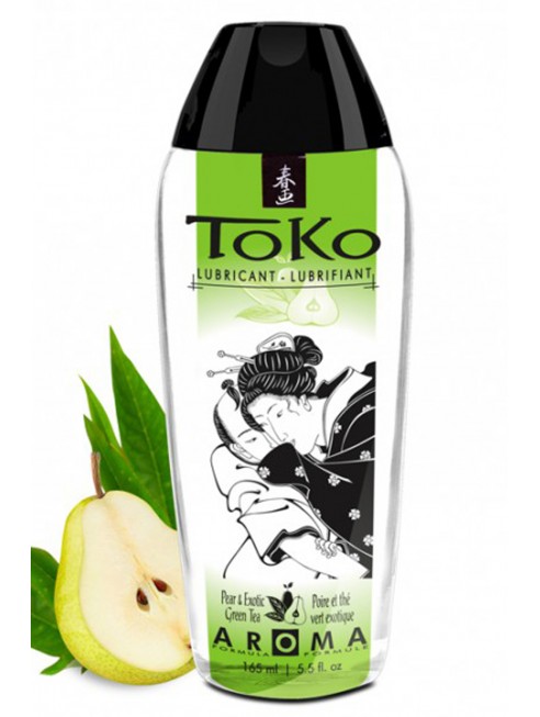 Fournisseur Shunga Toko Lubrifiant lêchable poire thé vert exotique 165ml