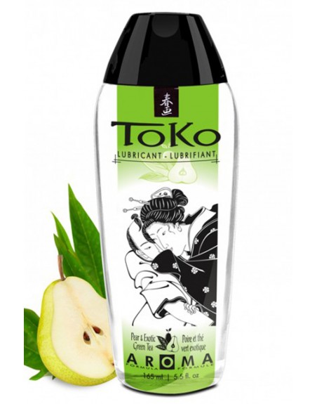 Fournisseur Shunga Toko Lubrifiant lêchable poire thé vert exotique 165ml