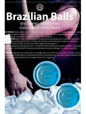 Boules de massage Brésiliennes effet fraîcheur - BZ6134