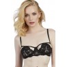 Soutien-gorge ajouré noir