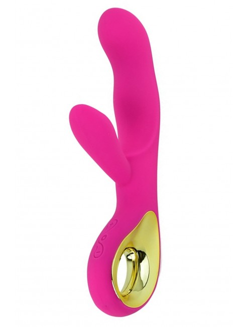 Vibromasseur rabbit USB rose point G