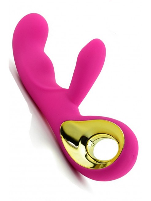 Vibromasseur rabbit USB rose point G