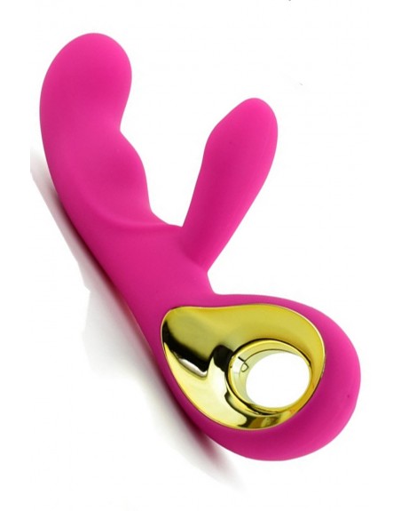 Vibromasseur rabbit USB rose point G