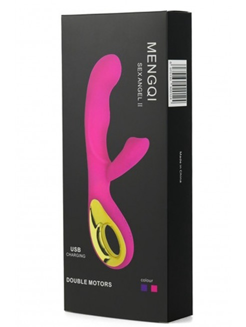 Vibromasseur rabbit USB rose point G