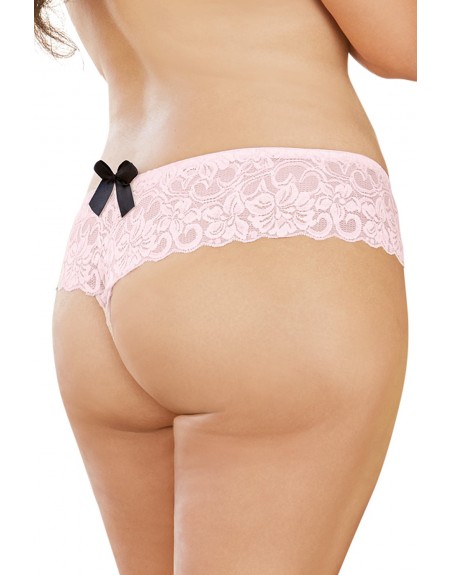 Boyshort dentelle ouvert