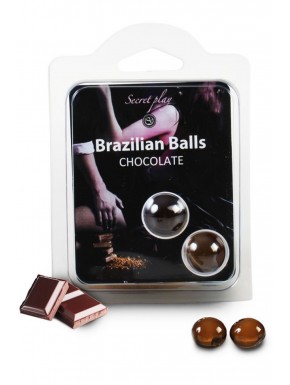 Boules de massage Brésiliennes chocolatées