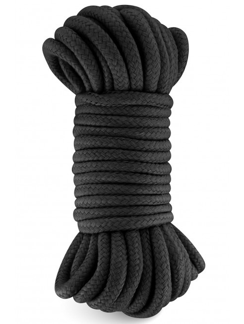 Corde de bondage shibari noire 10M