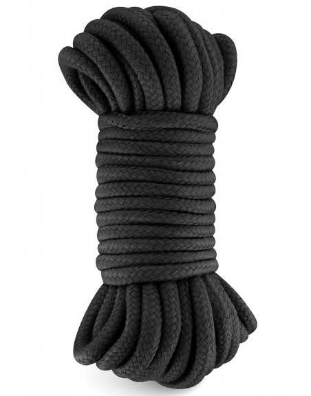 Corde de bondage shibari noire 10M